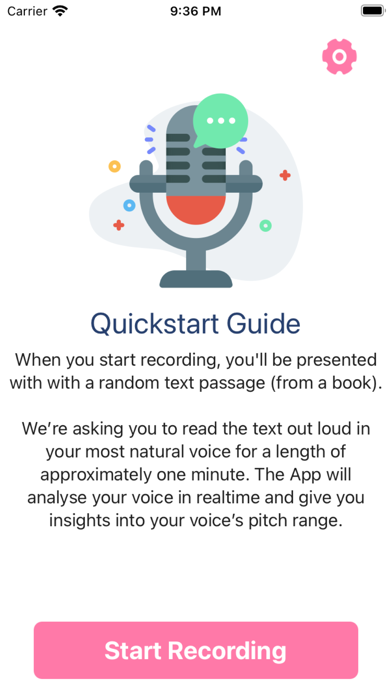Voice Pitch Analyzer screenshot 1