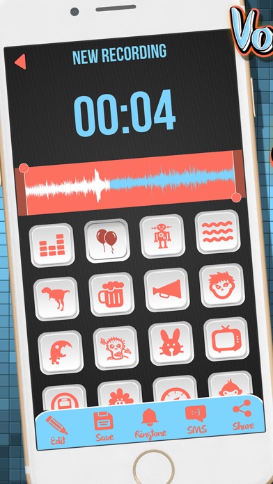 Voice Recorder and Editor – Best Voice Changer and Ringtone Maker with Cool Sound Effects screenshot 5