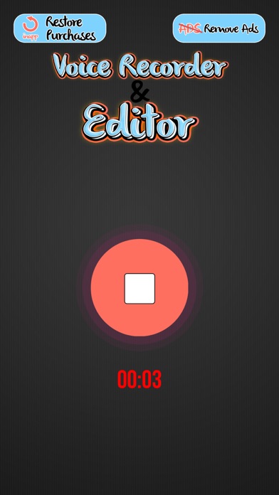 Voice Recorder and Editor – Best Voice Changer and Ringtone Maker with Cool Sound Effects screenshot 1
