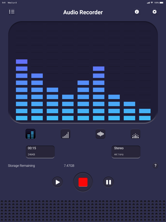 Voice recorder: Audio editor screenshot 2