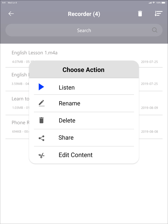Voice recorder: Audio editor screenshot 3