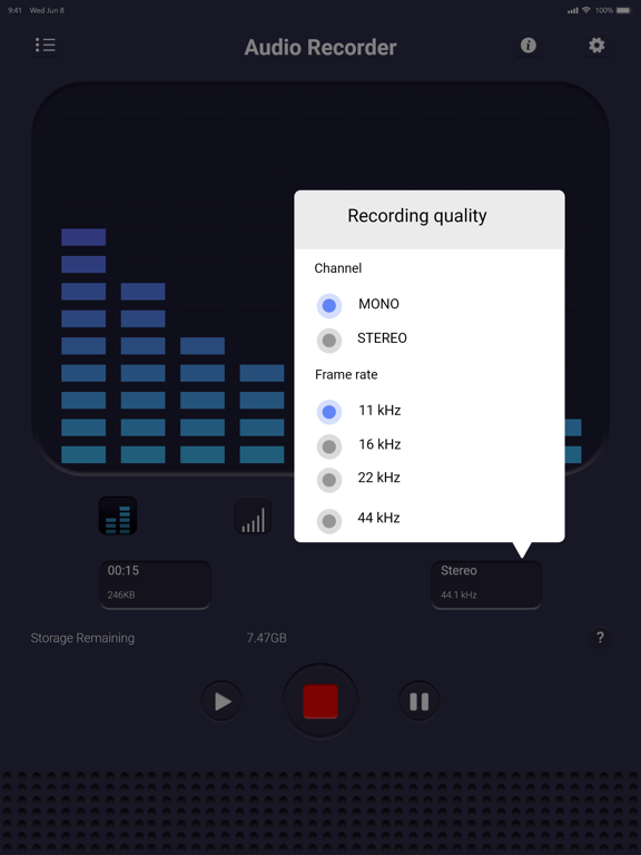 Voice recorder: Audio editor screenshot 8
