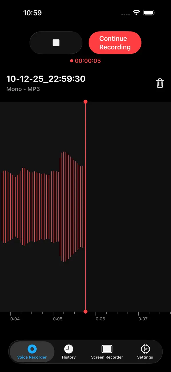 Voice Recorder, Voice Memos ® screenshot 4