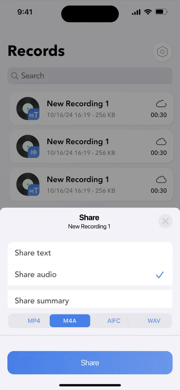 Voice Recorder－Audio Memos Арр screenshot 1