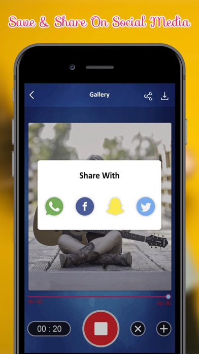 Voice Selfie Spread your words screenshot 1