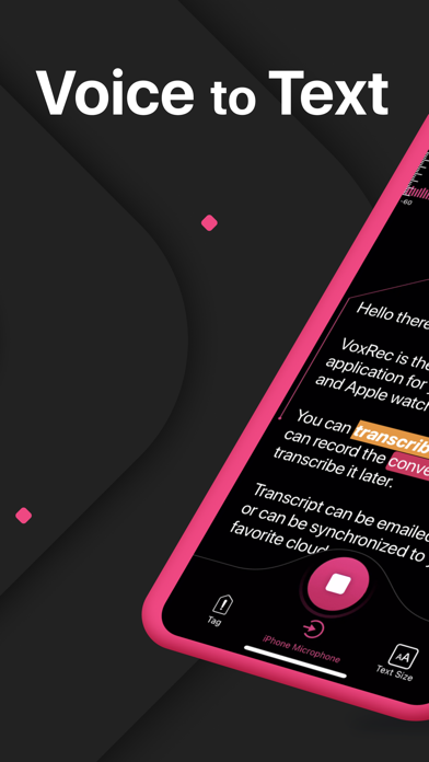 Voice to Text Dictation VoxRec screenshot 4