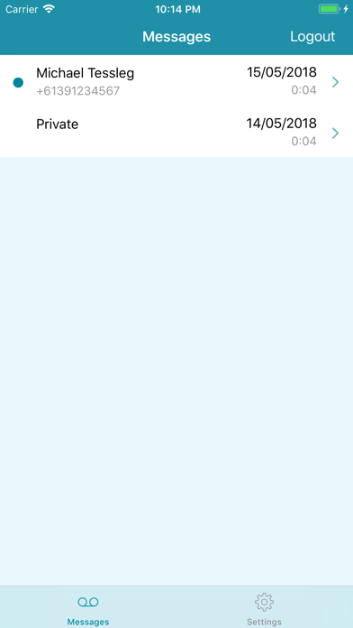 Voicemail for BroadWorks screenshot 6