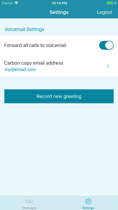 Voicemail for BroadWorks screenshot 5