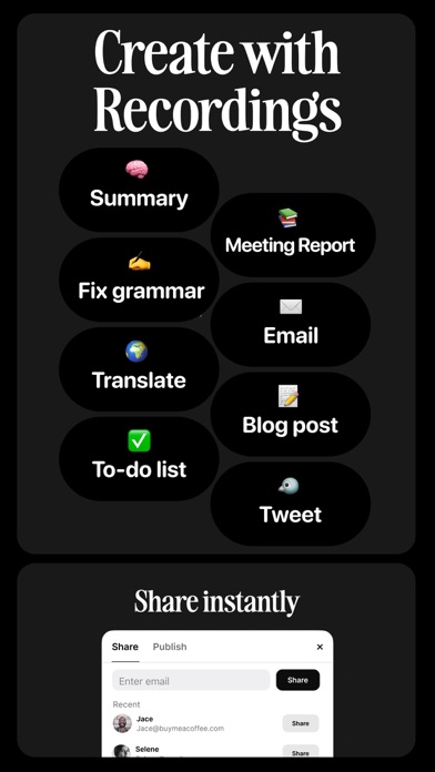 Voicenotes AI Notes & Meetings screenshot 4
