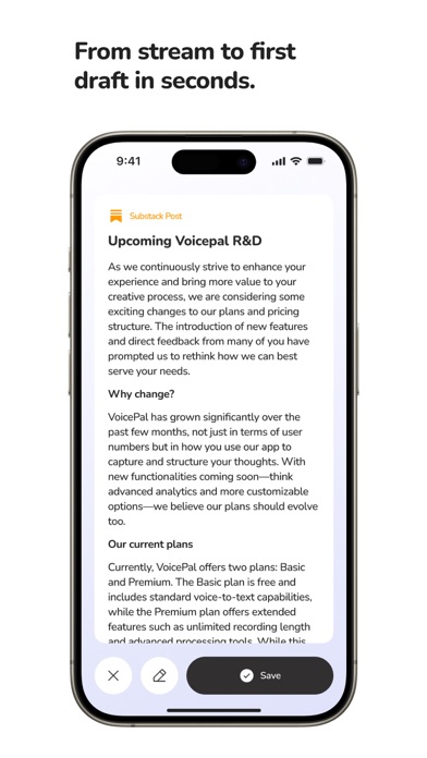 Voicepal: your AI Ghostwriter screenshot 1
