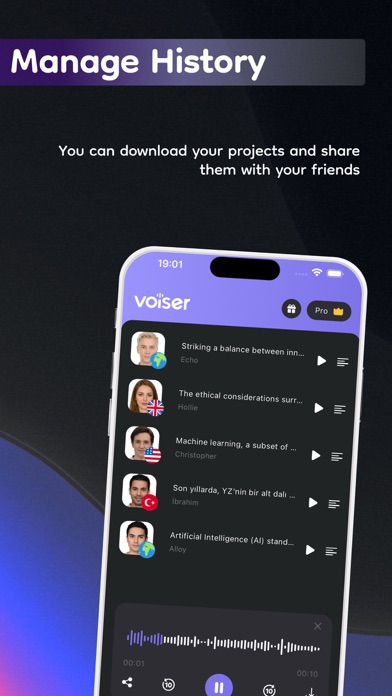 Voiser AI Text to Speech (TTS) screenshot 3