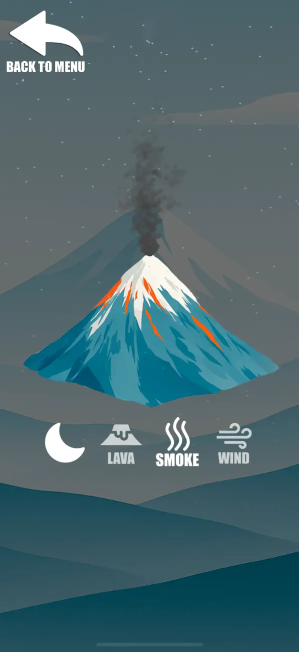 Volcano Eruption Simulator screenshot 2