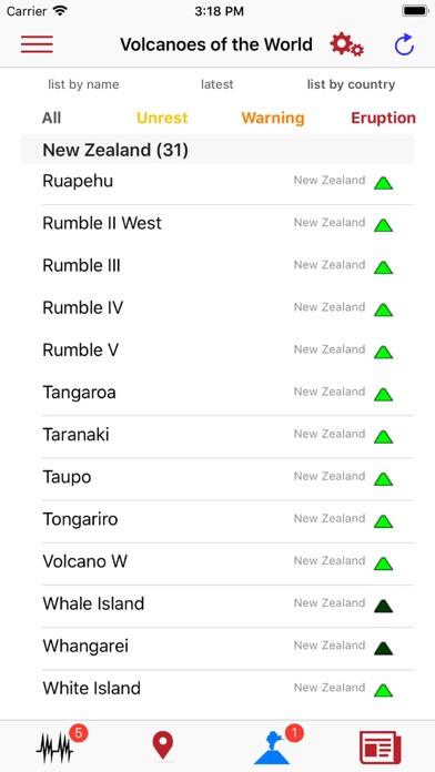 Volcanoes & Earthquakes screenshot 2