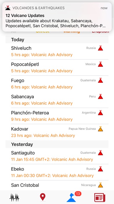 Volcanoes & Earthquakes screenshot 6