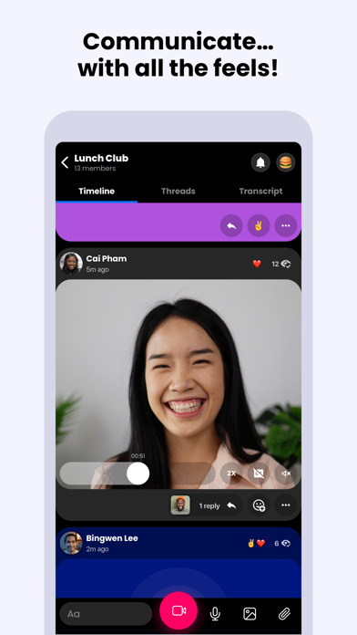 Volley - Video Messaging screenshot 1