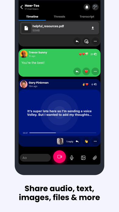 Volley - Video Messaging screenshot 3