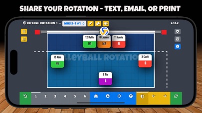 Volleyball Rotations screenshot 1