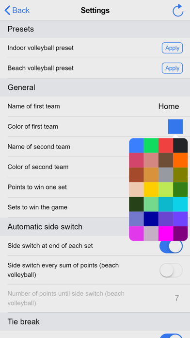 Volleyball Score Simple screenshot 3