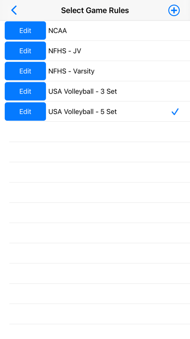 Volleyball Scorebook + Stats screenshot 1