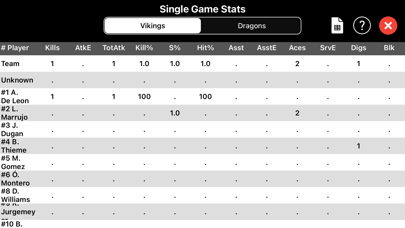 Volleyball Scorebook + Stats screenshot 3