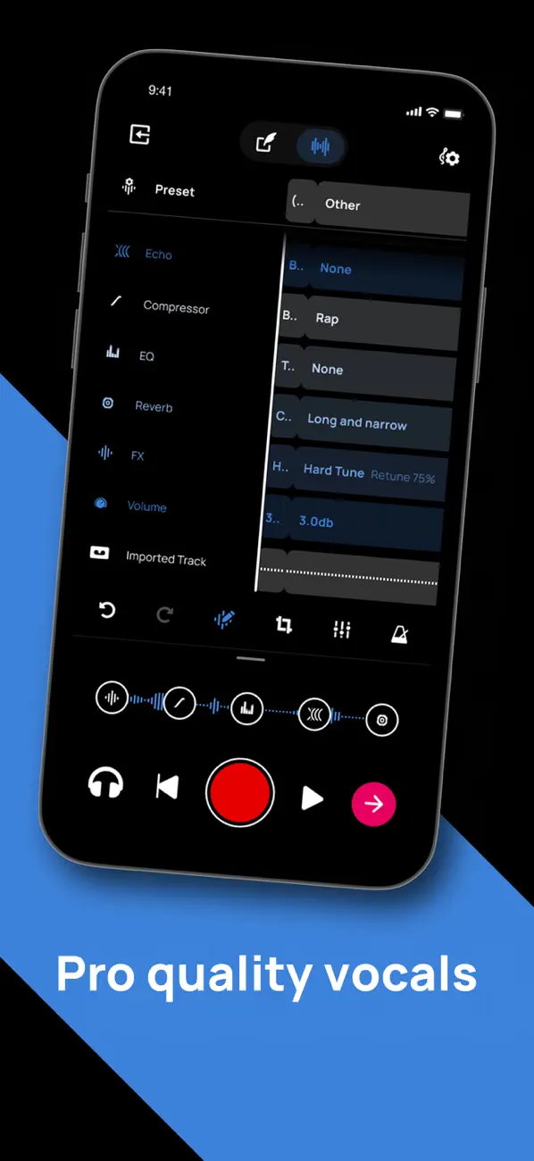 Voloco: Vocal Recording Studio screenshot 2