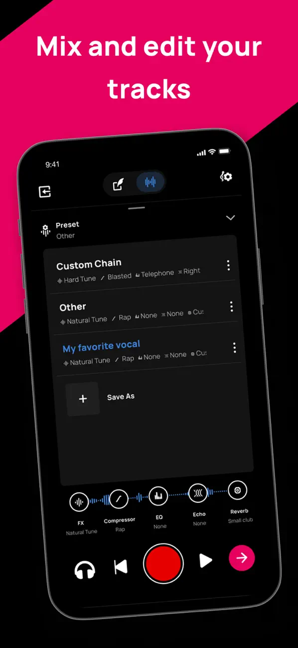 Voloco: Vocal Recording Studio screenshot 1