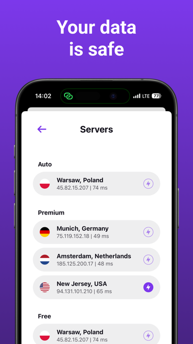 Volt VPN - Tunnel Fast Secure screenshot 2