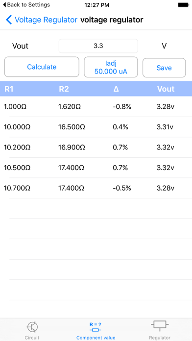 Voltage Regulator screenshot 1
