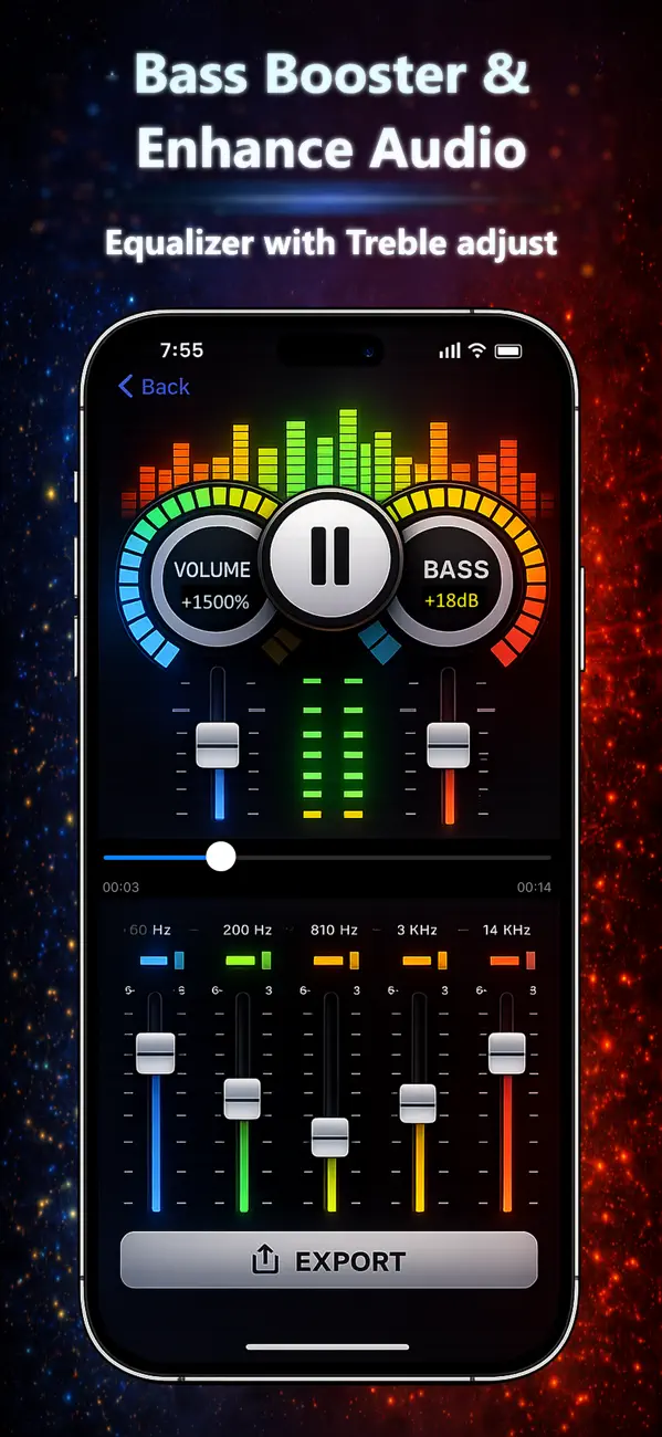 Volume Booster • Bass Booster screenshot 4