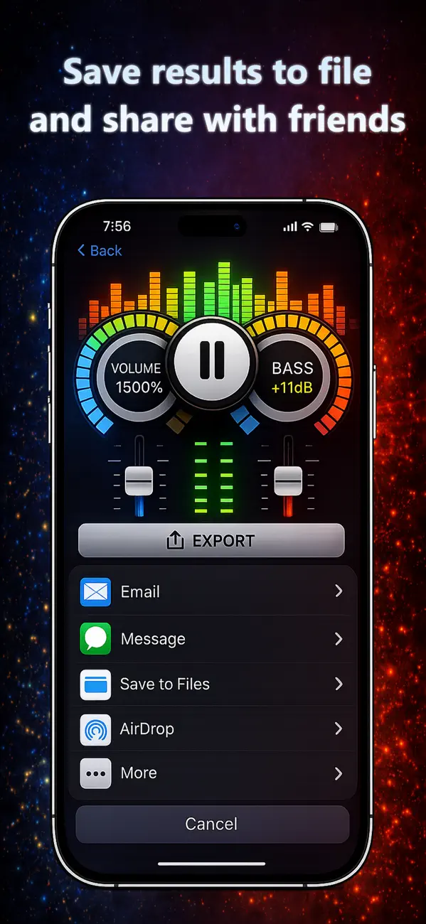 Volume Booster • Bass Booster screenshot 1