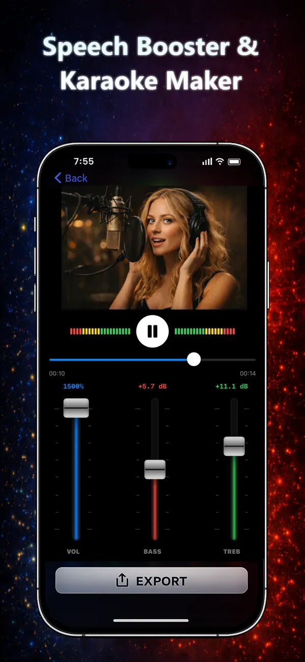 Volume Booster • Bass Booster screenshot 2