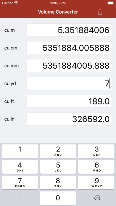 Volume Converter Yd, Ft, In, M screenshot 2