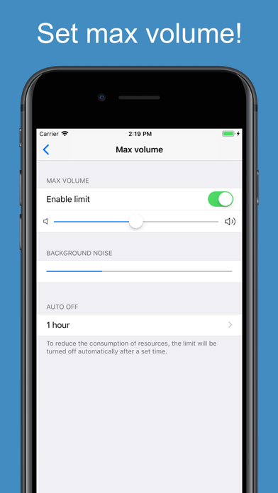 Volume Limit Control screenshot 2