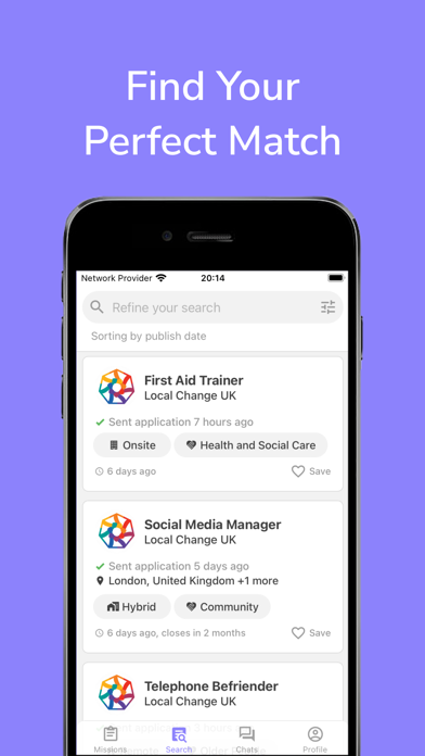 Volunteero screenshot 4