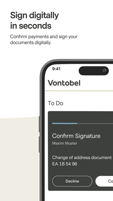 Vontobel SecureAccess screenshot 2