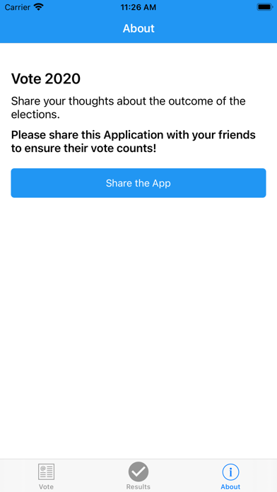 Vote - 2020 screenshot 1