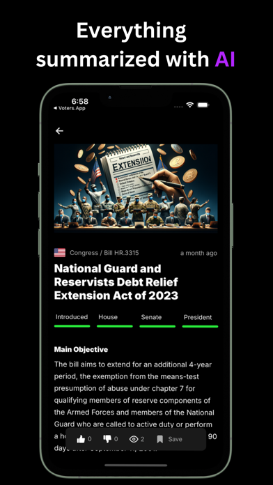 Voters App screenshot 2