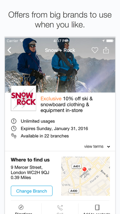 vouchercloud: vouchers offers screenshot 2