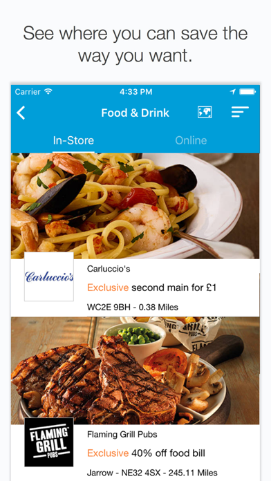 vouchercloud: vouchers offers screenshot 3