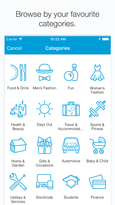 vouchercloud: vouchers offers screenshot 1