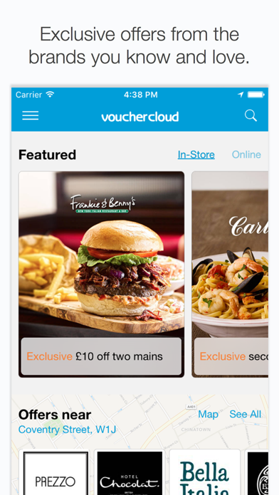 vouchercloud: vouchers offers screenshot 5