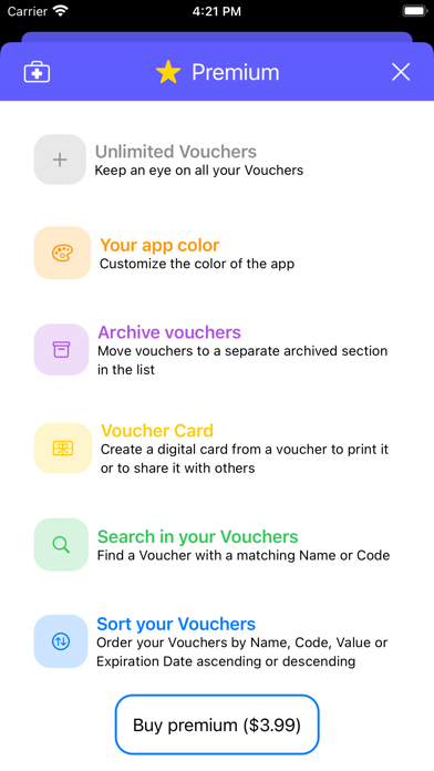 VoucherList screenshot 3