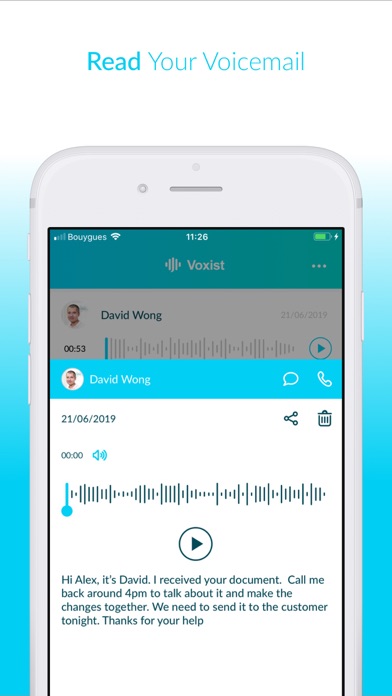 Voxist: Visual Voicemail screenshot 4