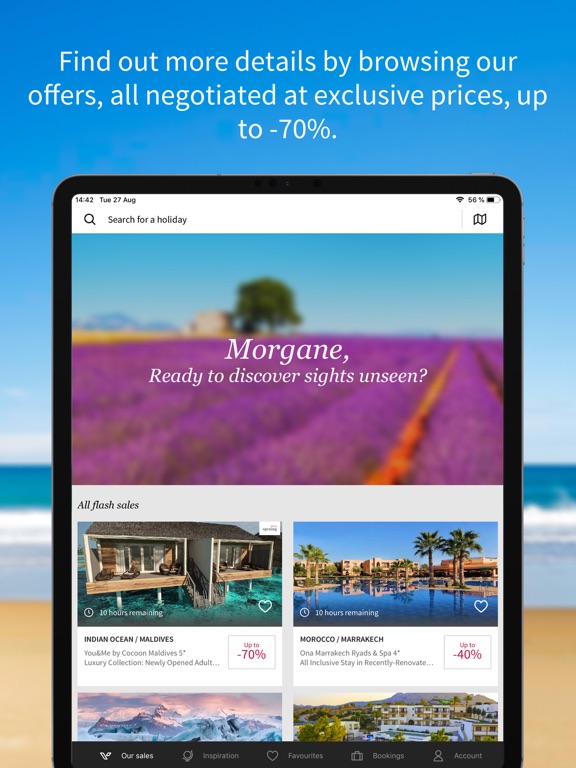 Voyage Prive: Holidays/Hotels screenshot 5