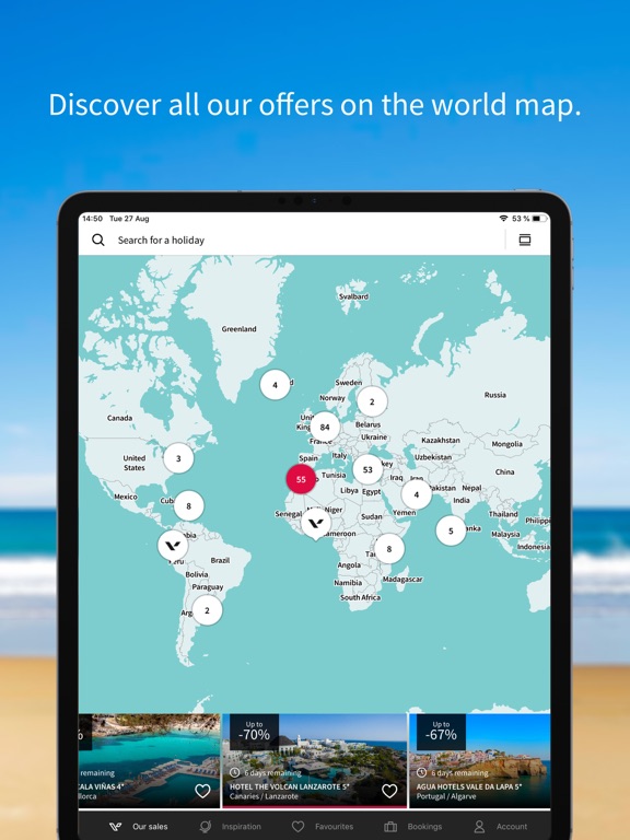 Voyage Prive: Holidays/Hotels screenshot 3