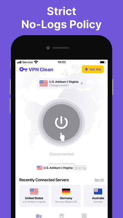 VPN Clean - Secure Fast Proxy screenshot 4
