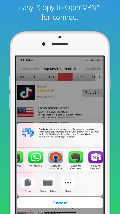 VPN Proxy OvpnSpider Pro screenshot 1
