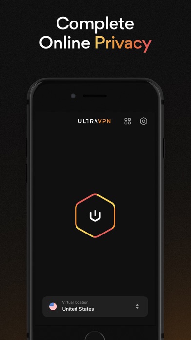 VPN Secure Proxy: UltraVPN™ screenshot 1