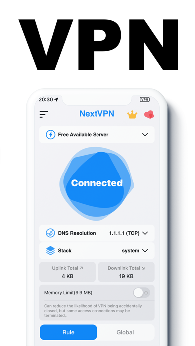 VPN - Unlimited Fast NextVPN screenshot 1