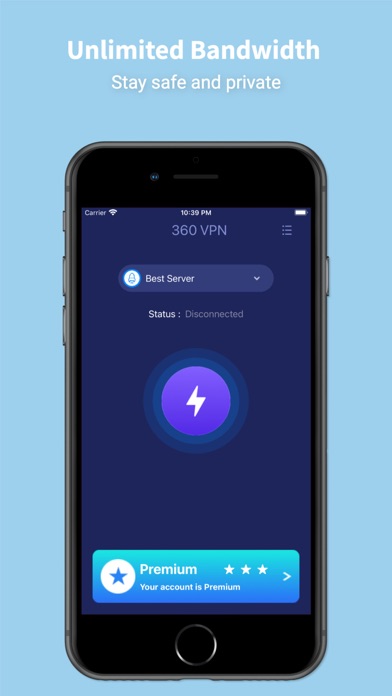 VPN - Unlimited Fast Proxy screenshot 1